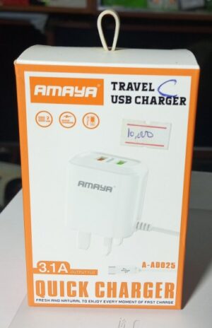 Amaya Travel Usb Type C Charger (new)