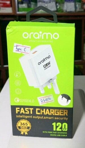 Oraimo Type C Charger ( New)