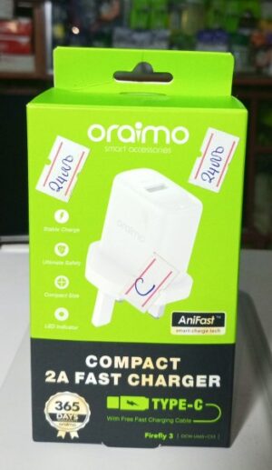 Oraimo Type C Charger ( New)