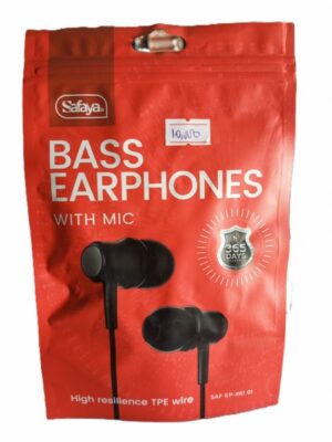 Safaya Bass wired Earphones ( New)