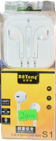 Bstong wired Earphones s1 ( New)
