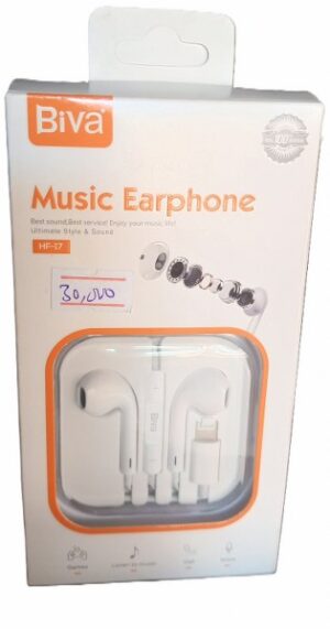 Biva Lightning wired Earphones Iphone (New)
