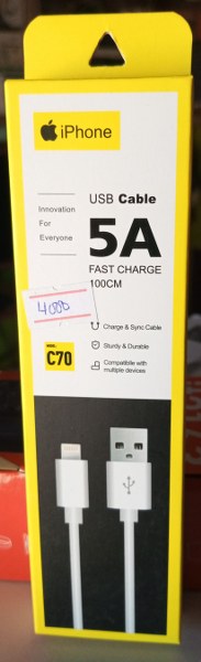 5A C70 Lightning iphone Usb Data Cables ( New)