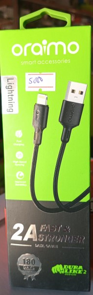 Oraimo Lightning iphone Usb Data Cables ( New)