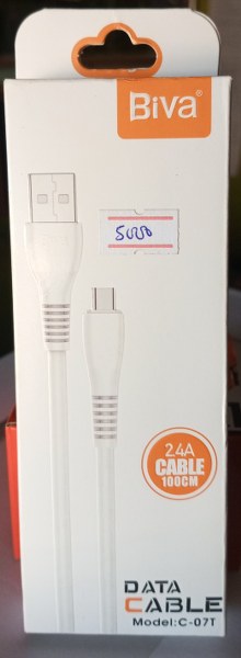 Biva Type C  C-07T Usb Data Cable ( New)