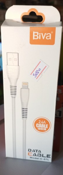 Biva Lightning iphone  C-07L Usb Data Cable ( New)
