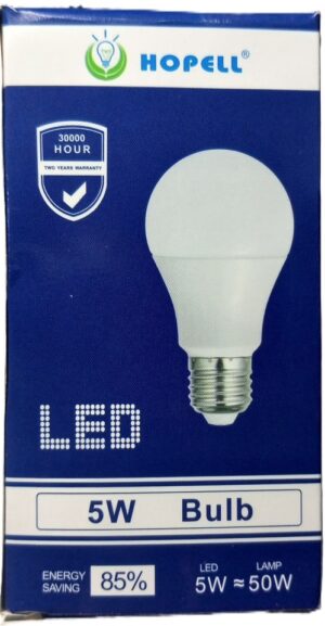 Hopell 5W  bulb with Edison Screw Cap ( New)