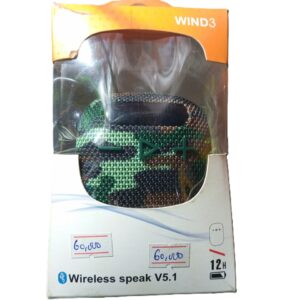 Wind3 Wireless Bluetooth Speaker ( New)