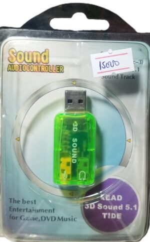 Lead 3D Sound 5.1 Tide Usb Sound Card Adapter( New)