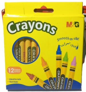 M&G Crayons Small Sized Packet 12pcs (New)