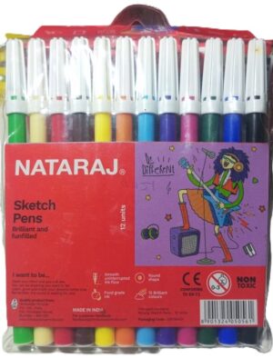 Nataraj Sketch Pen water marker Colours ( New)