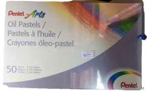 Pentel Arts Oil Pastels 50 colors ( New)