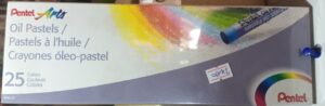 Pentel Arts Oil Pastels 25 colors ( New)