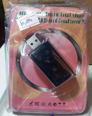 7.1 Channel Usb Sound Card Adapter( New)