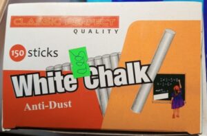 Classic Anti-Dust White Chalk  150sticks (New)