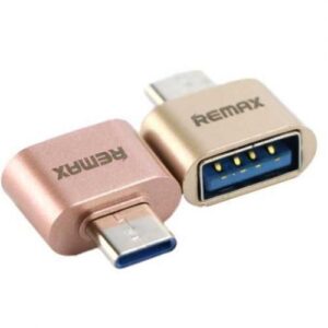 Remax Portable Type C USB to Usb OTG Adapter (New)
