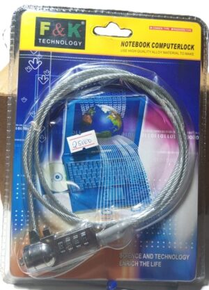F & K Notebook Computer Lock ( New)