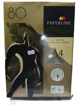 Paperline 500sheets 80gsm White A4 Ream of papers ( new)