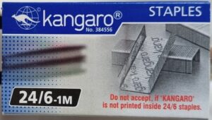 Kangaro Staples 24/6 1m 1000 staples in a Box ( New)