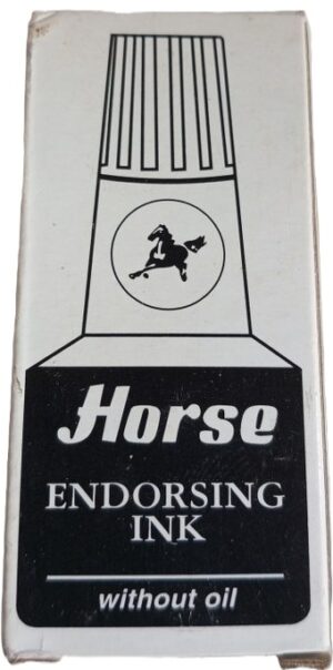 Endorsing Ink for stamps  Black (New)