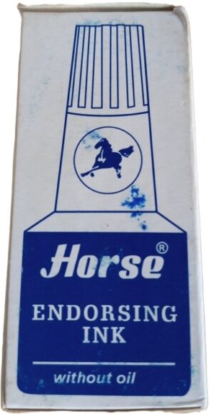 Endorsing Ink for stamps  Blue (New)