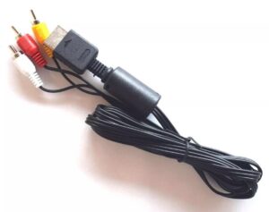 RCA to AV Video Audio TV Scart Cable Lead for PS1 PS2 PS3 ( New)