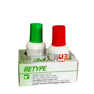 Retype Collection Fluid , white Wash Fluid Packet ( New)