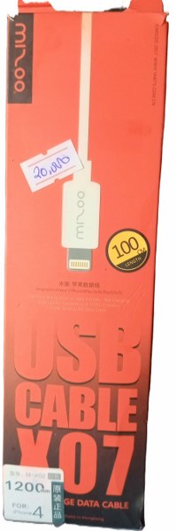 Mizoo  X07 Lightning iphone Usb Data Cables ( New)