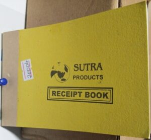 Sutra Receipt Book 50pages ( new)