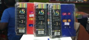 XY-PPA6-4 A6 120pages Spiral Notebooks with Separators  ( new)