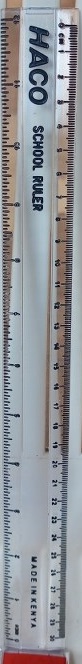 Haco Transparent strong Long Ruler 30cm ( new)