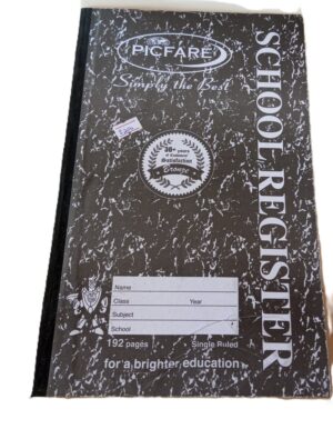 Picfare School Register 192 pages Bronze long books ( new)