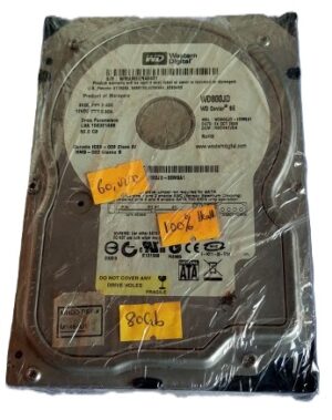 Western Digital 80gb 100% Health Desktop Sata Internal HardDisk ( refurblished)