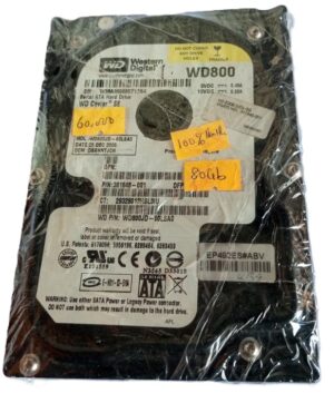 WD 80gb 100% Health Desktop Internal Sata HardDisk ( refurblished)