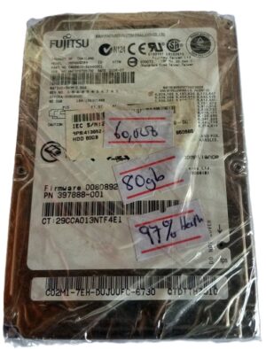 Fujitsu 60gb 97% Health Laptop Internal Sata HardDisk ( refurblished)