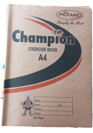 Champion A4 Exercise Books 96pages ( New)