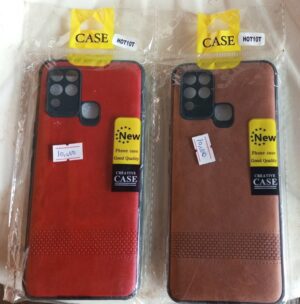 Leather  Case For infinix Hot 10T,Hot 10, Hot 10s  ( New)