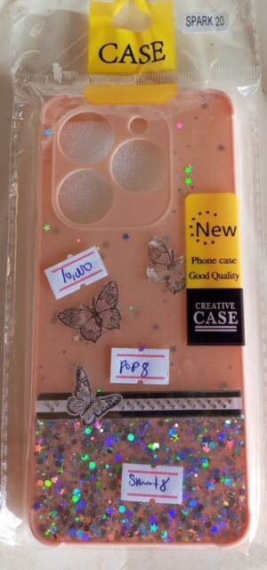 Stylish Case for Tecno  camon 20 pro camon 30 premier camon 30 pro pop 4 lite pop 6 go pop 8 pova 3 pova 5 pro pova 6 pro pova neo 3 spark 10 pro spark 10c spark 20 pro plus spark 20c spark go 2023 spark go 2024, Smart 8 ( New)