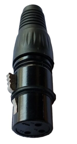 3 Pin XLR Female to Male Connector  ( New)