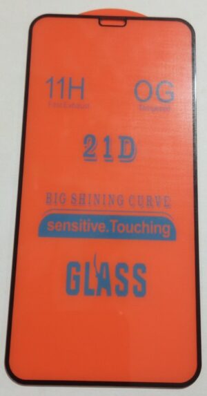 Tempered Glass Protector with Edge to Edge Coverage for Iphone Xmax, Iphone X, 11Pro, XS ( New)