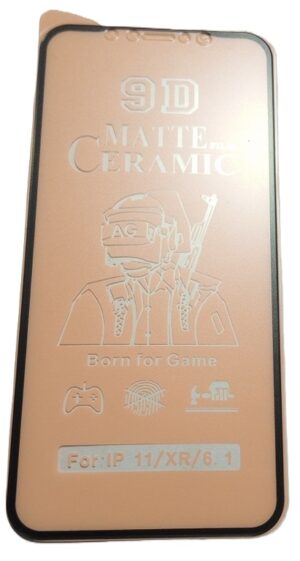 Ceramic Screen Protector with Edge to Edge Coverage for Iphone 11 & XR (new)
