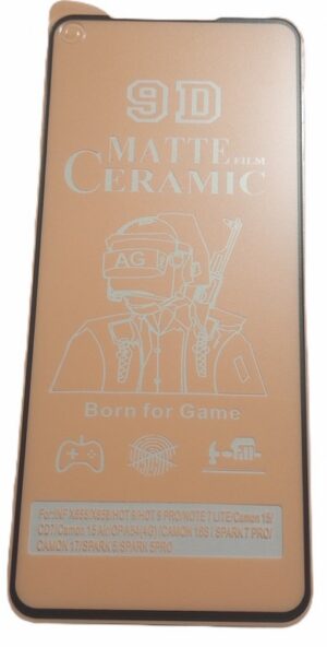 Ceramic Screen Protector with Edge to Edge Coverage for Samsung Galaxy A35, Tecno Pop 8 ( New)( Tap here to see other phone protectors in the same category)