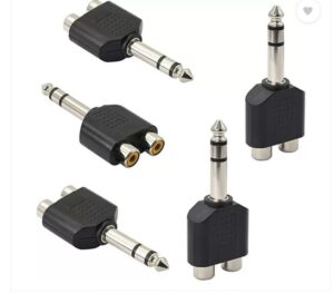 RCA AV plug  male to female RCA adapters Audio connector Jack ( New)