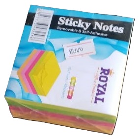 Royal Sticky Notes 400 sheets 5 Colours ( new)