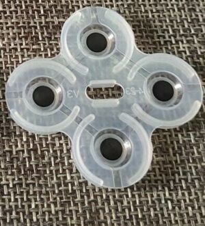 Plastic Rubber Buttons Replacement for PS3 Controller Box,triangle, O & X