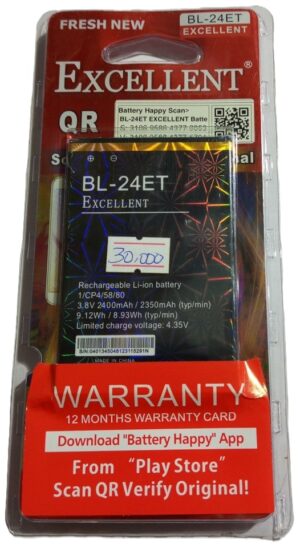 Excellent Battery BL-24ET , BL-21BI for Pop 2F , Itel s12 , Pop 1 ( new)