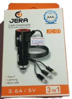 Jera JC-01 3in1 Car Charger (New)