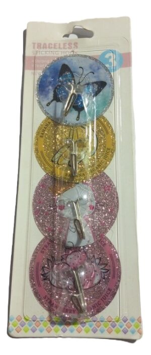 Sticker Wall Hook Packet ( New)