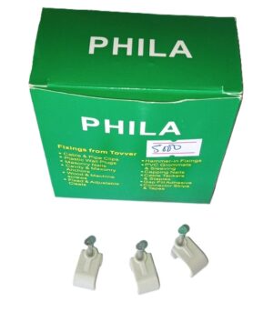 Phila Cable  wall Clips 2.5mm 100pcs ( New)