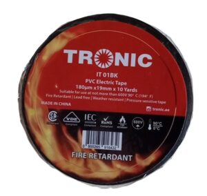 Tronic Electrical Insulating Tape Black ( New).